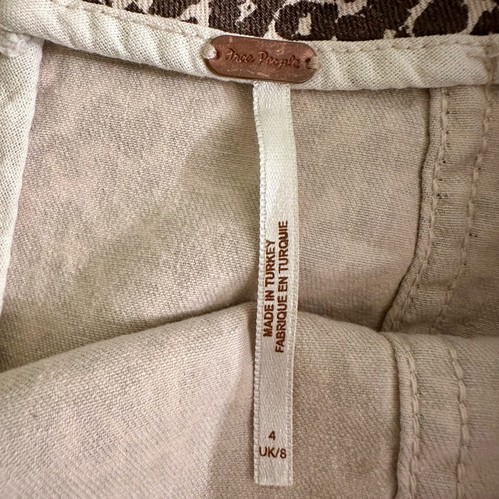 Free People - Modern Femme Novelty Mini Denim Skirt in Leopard Print! - Picture 6 of 8